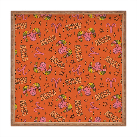 Doodle By Meg Aries Print Square Tray