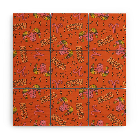 Doodle By Meg Aries Print Wood Wall Mural