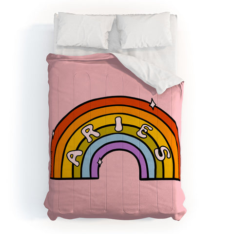 Doodle By Meg Aries Rainbow Comforter