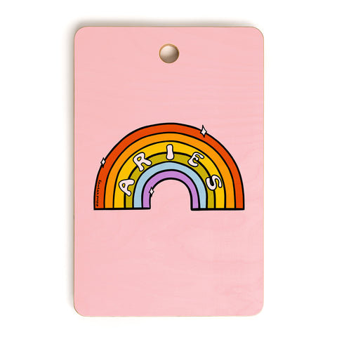 Doodle By Meg Aries Rainbow Cutting Board Rectangle