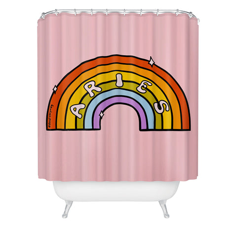 Doodle By Meg Aries Rainbow Shower Curtain