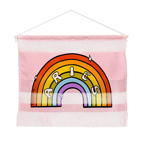 Doodle By Meg Aries Rainbow Wall Hanging Landscape