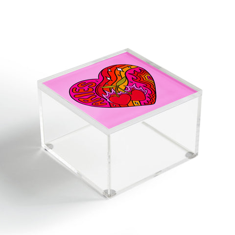 Doodle By Meg Aries Valentine Acrylic Box