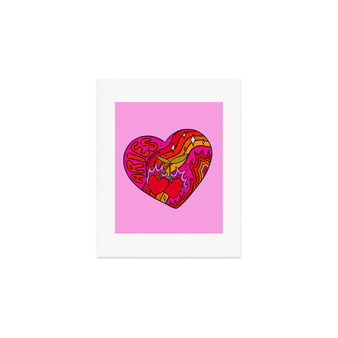 Doodle By Meg Aries Valentine Art Print