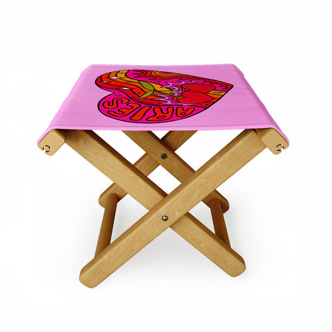 Doodle By Meg Aries Valentine Folding Stool