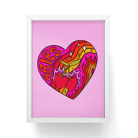 Doodle By Meg Aries Valentine Framed Mini Art Print