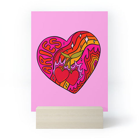 Doodle By Meg Aries Valentine Mini Art Print