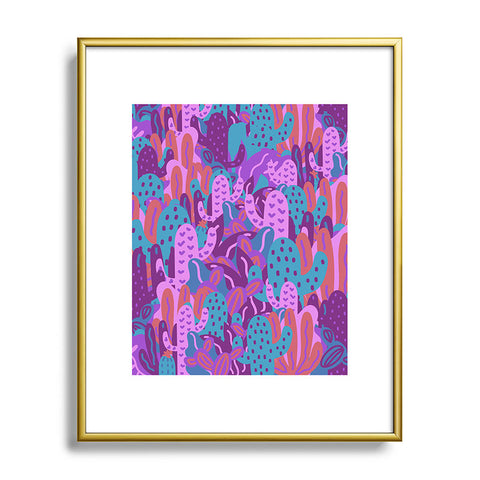 Doodle By Meg Botanical Nights Metal Framed Art Print