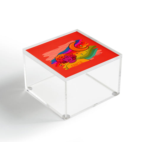 Doodle By Meg Cancer Babe Acrylic Box