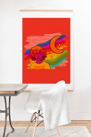 Doodle By Meg Cancer Babe Art Print And Hanger