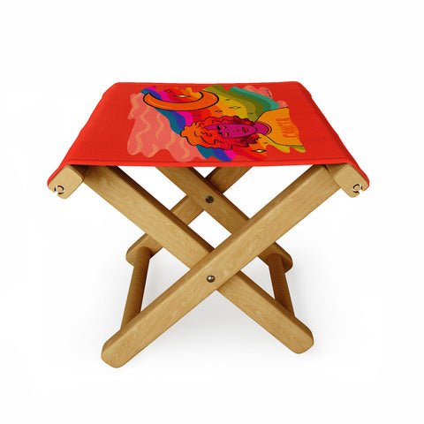 Doodle By Meg Cancer Babe Folding Stool