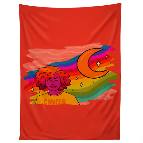 Doodle By Meg Cancer Babe Tapestry