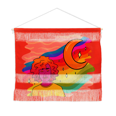 Doodle By Meg Cancer Babe Wall Hanging Landscape