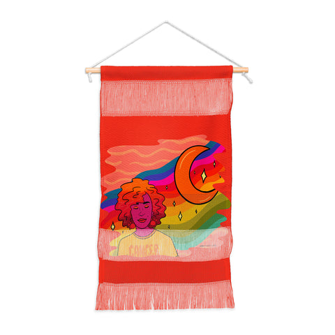 Doodle By Meg Cancer Babe Wall Hanging Portrait