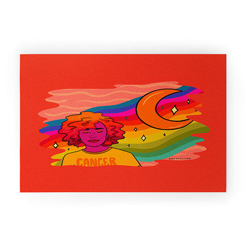 Doodle By Meg Cancer Babe Welcome Mat