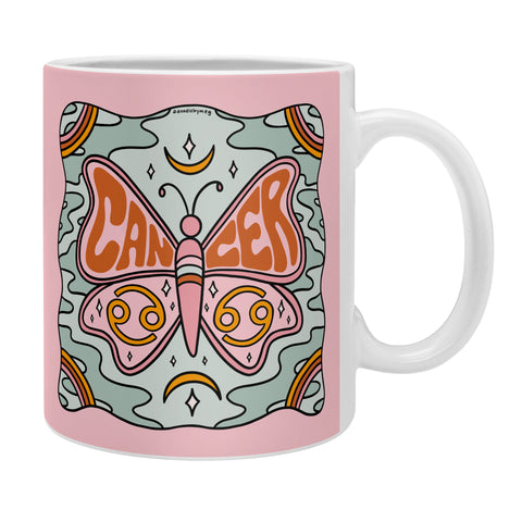 Doodle By Meg Cancer Butterfly Coffee Mug