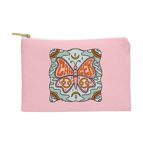 Doodle By Meg Cancer Butterfly Pouch
