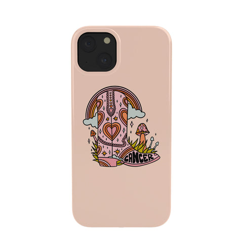 Doodle By Meg Cancer Cowboy Boot Phone Case
