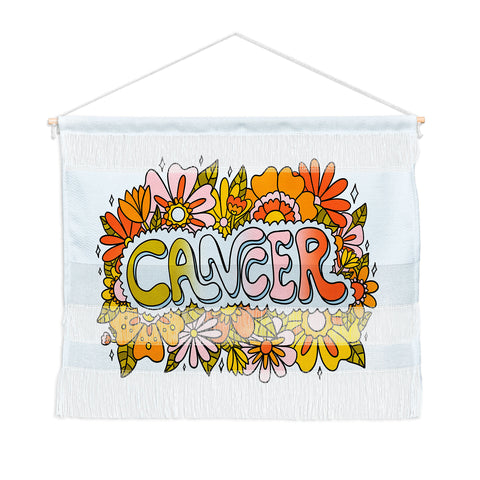 Doodle By Meg Cancer Flowers Wall Hanging Landscape