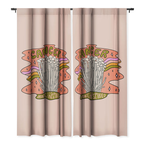 Doodle By Meg Cancer Mushroom Blackout Non Repeat