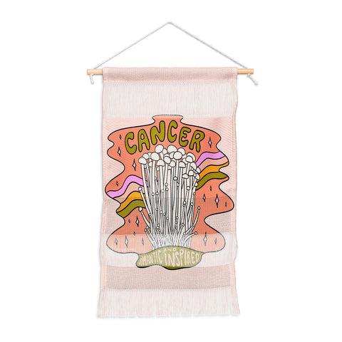 Doodle By Meg Cancer Mushroom Wall Hanging Portrait
