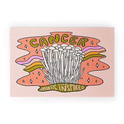 Doodle By Meg Cancer Mushroom Welcome Mat