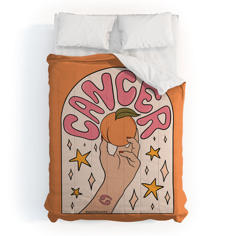 Doodle By Meg Cancer Peach Comforter