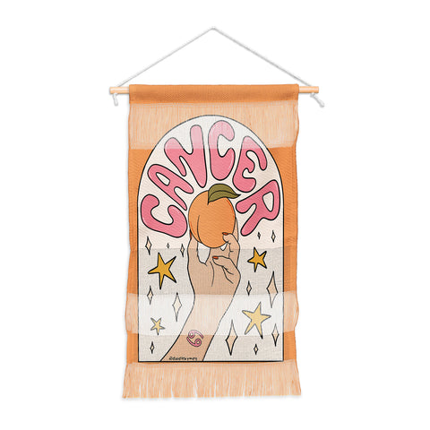 Doodle By Meg Cancer Peach Wall Hanging Portrait