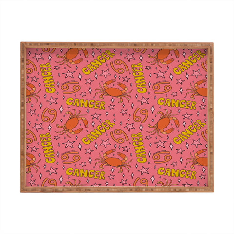Doodle By Meg Cancer Print Rectangular Tray