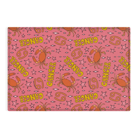 Doodle By Meg Cancer Print Outdoor Rug