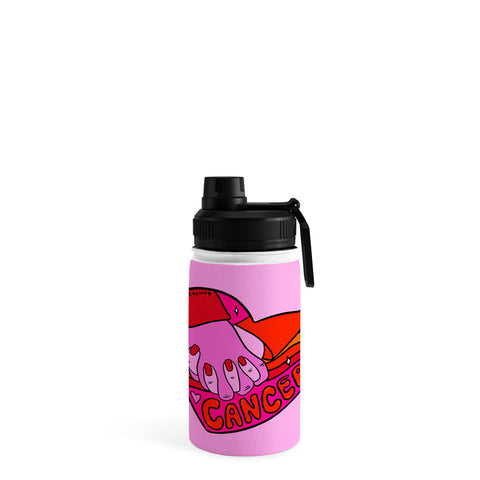 Doodle By Meg Cancer Valentine Water Bottle