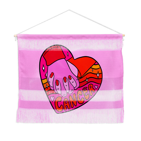 Doodle By Meg Cancer Valentine Wall Hanging Landscape