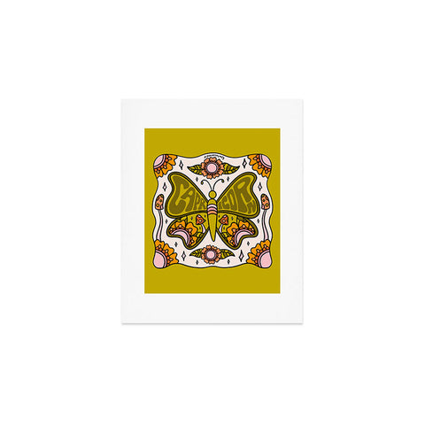 Doodle By Meg Capricorn Butterfly Art Print