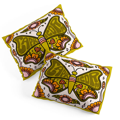 Doodle By Meg Capricorn Butterfly Pillow Shams