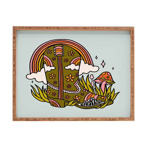 Doodle By Meg Capricorn Cowboy Boot Rectangular Tray
