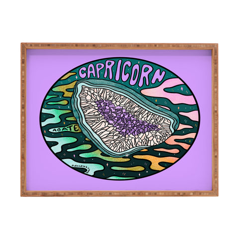 Doodle By Meg Capricorn Crystal Rectangular Tray
