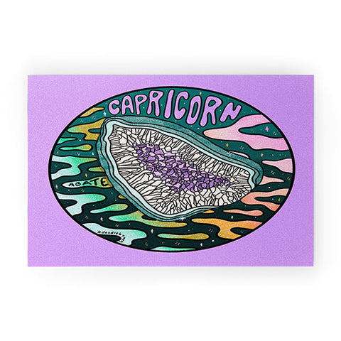 Doodle By Meg Capricorn Crystal Welcome Mat