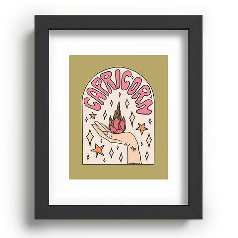 Doodle By Meg Capricorn Dragonfruit Recessed Framing Rectangle