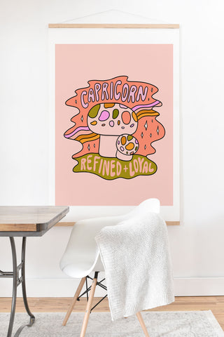 Doodle By Meg Capricorn Mushroom Art Print And Hanger