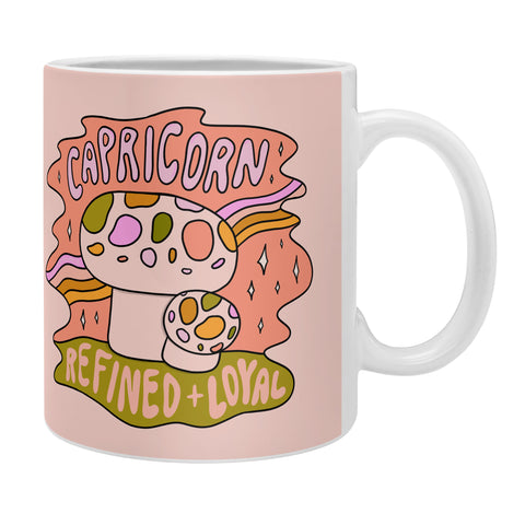 Doodle By Meg Capricorn Mushroom Coffee Mug