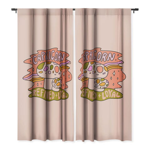 Doodle By Meg Capricorn Mushroom Blackout Non Repeat