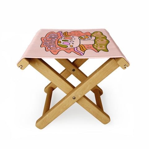 Doodle By Meg Capricorn Mushroom Folding Stool