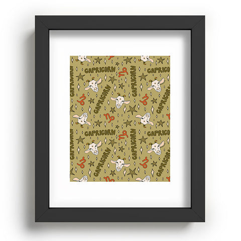 Doodle By Meg Capricorn Print Recessed Framing Rectangle