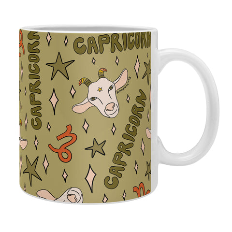 Doodle By Meg Capricorn Print Coffee Mug