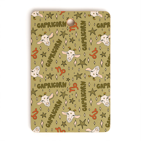 Doodle By Meg Capricorn Print Cutting Board Rectangle