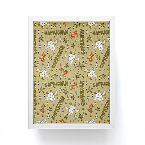 Doodle By Meg Capricorn Print Framed Mini Art Print
