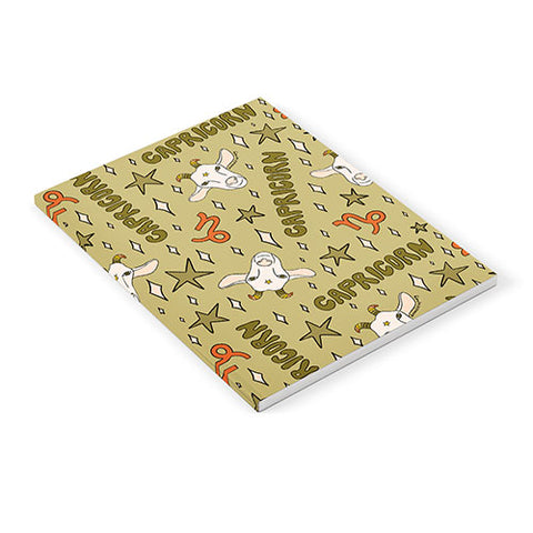 Doodle By Meg Capricorn Print Notebook