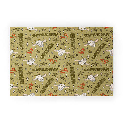 Doodle By Meg Capricorn Print Welcome Mat