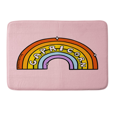 Doodle By Meg Capricorn Rainbow Memory Foam Bath Mat