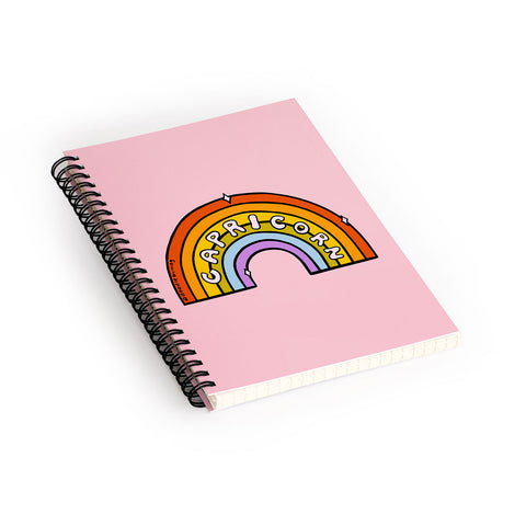 Doodle By Meg Capricorn Rainbow Spiral Notebook
